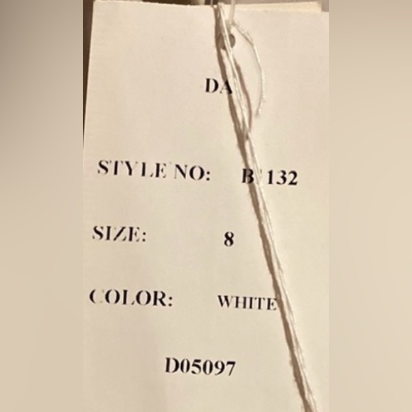 White Beautifully Modest satin mermaid wedding gown - Picture 5 of 6